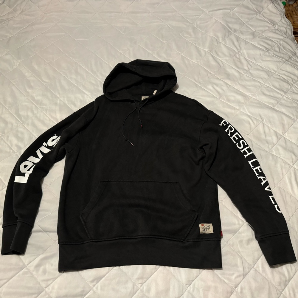 Levi's Fresh Leaves Justin Timberlake Hoodie Sweatshirt Men Medium M EUC